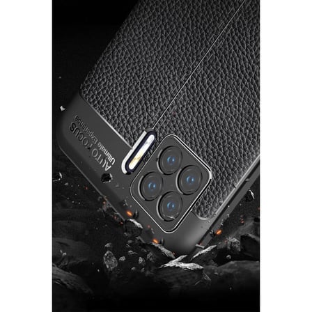 Oppo A73 Kılıf Auto Focus Kapak - Lacivert