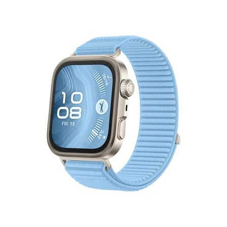 Huawei Fit 4 Braid Kordon (saat Değildir) - Açık Mavi