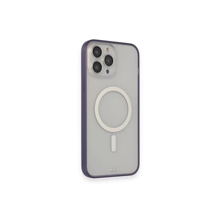 İphone 14 Pro Max Kılıf Grand Magneticsafe Kapak - Mor