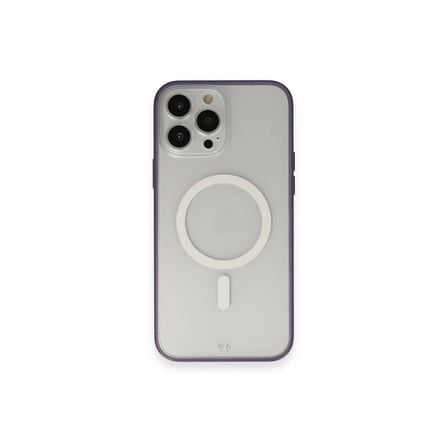 İphone 14 Pro Max Kılıf Grand Magneticsafe Kapak - Mor