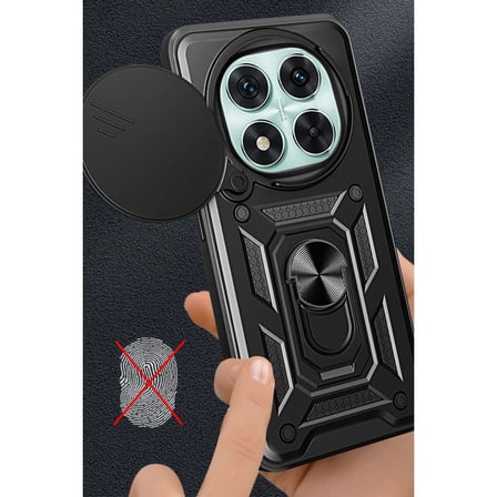 Redmi Note 14 Pro 5g Kılıf Pars Lens Yüzüklü Silikon - Lacivert