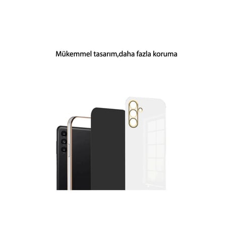 Samsung Galaxy A24 4g Kılıf Volet Silikon - Beyaz