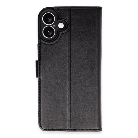 İphone 16 Plus Kılıf Trend S Plus Kapaklı Kılıf - Siyah