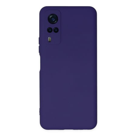 Vivo Y53s Kılıf Nano İçi Kadife Silikon - Mor