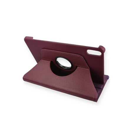 Redmi Pad 2 Kılıf 360 Tablet Deri Kılıf - Mürdüm