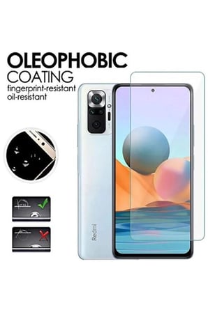 Redmi Note 10 Pro Uyumlu Premium Ekran Koruyucu 9h Sert Temperli Kırılmaz Cam Koruma Şeffaf