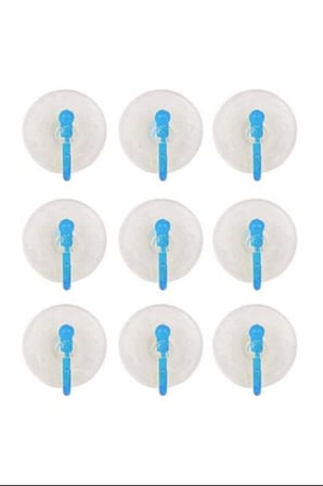 9'Lu Eko Vantuz Askı Şeffaf 2,5 Cm Royaleks-SF-855