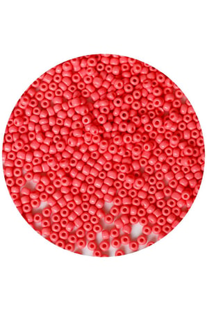 Karpuz Pembesi Renk 4 Mm Yaklaşık 220 Adet/20 Gram Cam Boncuk Oya Yazma Bileklik Ve Kolye