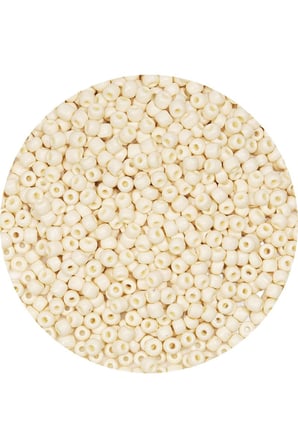 Beyaz Renk 4 Mm Yaklaşık 660 Adet / 60 Gram Cam Boncuk Oya Yazma Bileklik Ve Kolye