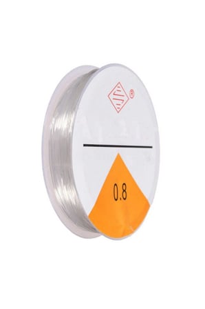 Lastikli Misina Bileklik İpi 0,8 Mm 5 Mt