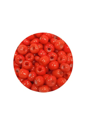 Dökme Cam Kum Boncuk Büyük Boy 6/0 4 Mm - 20 Gram - Turuncu - Bnc101