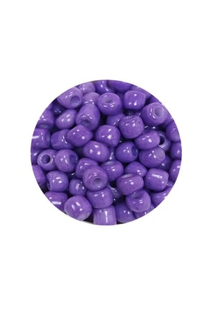Dökme Cam Kum Boncuk Büyük Boy 6/0 4 Mm - 60 Gram - Mor - Bnc116