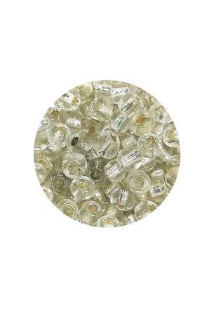 Dökme Cam Kum Boncuk Büyük Boy 6/0 4 Mm - 60 Gram - Şeffaf - Bnc122