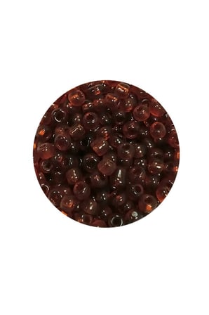 Dökme Cam Kum Boncuk 8/0 3 Mm - 20 Gram - Şeffaf Koyu Kahve - Bnc159