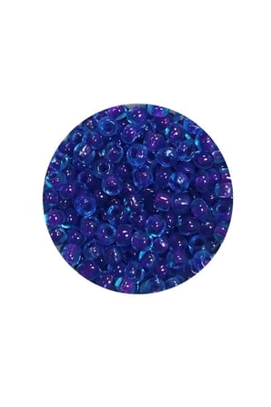 Dökme Cam Kum Boncuk 8/0 3 Mm - 20 Gram - Şeffaf Koyu Mavi - Bnc161
