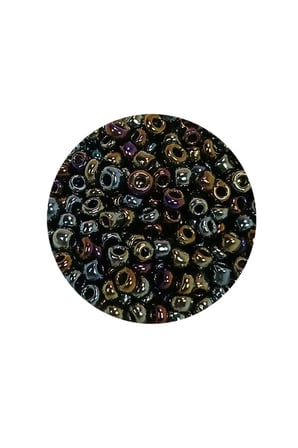 Dökme Cam Kum Boncuk 8/0 3 Mm - 60 Gram - Alacalı Renk - Bnc192