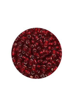 Dökme Cam Kum Boncuk 8/0 3 Mm - 60 Gram - Koyu Kırmızı - Bnc224