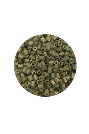 Kesme Cam Boncuk 2mm - 60 Gram - Mat Asker Yeşili - Bnc365