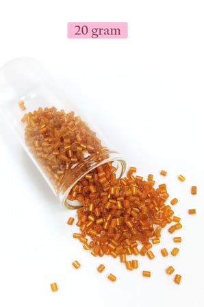 Kesme Cam Boncuk 2mm - 4 Renk - Toplam 80 Gram - Bnc441