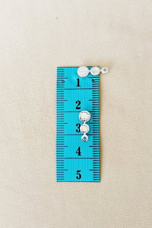 Oya Abiye Bileklik Kolye Pleksi Metalik Plastik Pul Gümüş Renk 8 Gram 100 Adet - Bnc500