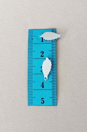 Oya Abiye Bileklik Kolye Pleksi Metalik Plastik Pul Gümüş Renk 8 Gram 70 Adet - Bnc512