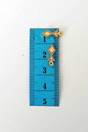 Oya Abiye Bileklik Kolye Pleksi Metalik Plastik Pul Altın Renk 8 Gram 100 Adet - Bnc476