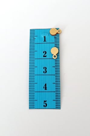 Oya Abiye Bileklik Kolye Pleksi Metalik Plastik Pul Altın Renk 24 Gram 450 Adet - Bnc557
