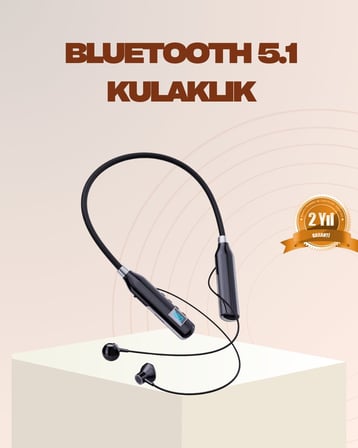 Bluetooth 5.1 Kablosuz Kulaklık – Net Ses ve Güçlü Bağlantı