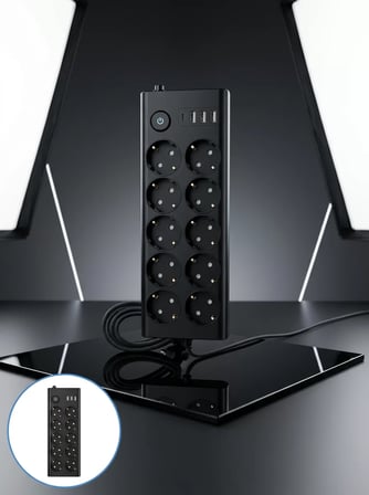 Usb Ve Type-c Şarj Özellikli 10'lu Çoklu Priz Diğer