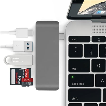 Ally 5 İn1 Usb-C Hub 3.0 Type-C Şarj Kart Reader Type-C Bütün Cihazlar İçin-(5775)