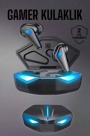 Bluetooth Oyuncu Kulaklığı Led Işıklı Kablosuz ANC Özelliği