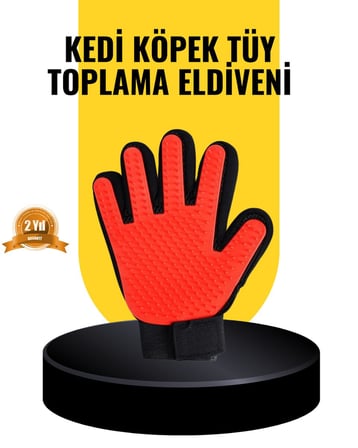 Kedi ve Köpekler İçin Tüy Toplama Eldiveni – Yumuşak Silikonlu Eldiveni