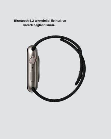 Kablosuz Şarjlı Akıllı Saat Bluetooth Arama Bildirim Destekli Uzun Pil Ömürlü Diğer Diğer
