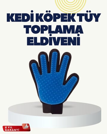 Yumuşak Silikonlu Kedi ve Köpek Tüy Toplama Eldiveni – Etkili Tüy Dökülme Önleyici