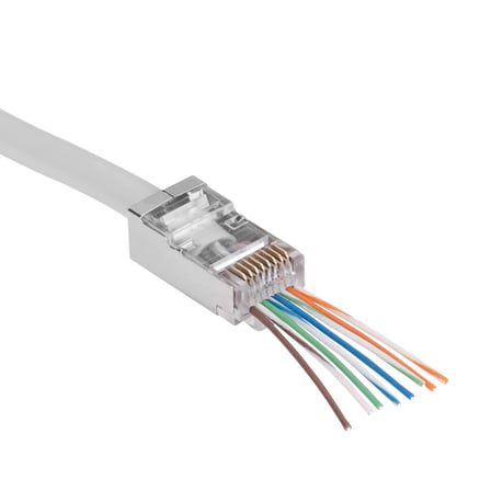 S-LINK SL-COB24P RJ45 Yeni Nesil JAC UTP CAT6 Metal (100lü PAKET)(1923)