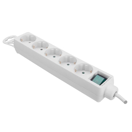 S-LINK SPG-F05 5 Soket Akım Korumalı Priz 1.5Mt Kablo 306 Joule (Beyaz)(1923)