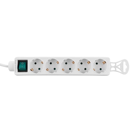 S-LINK SPG-F05 5 Soket Akım Korumalı Priz 1.5Mt Kablo 306 Joule (Beyaz)(1923)