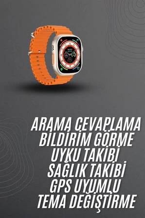 Akıllı Saat Arama Cevaplayan Bildirim Görme Yeni Nesil Bluetooth Bağlantılı