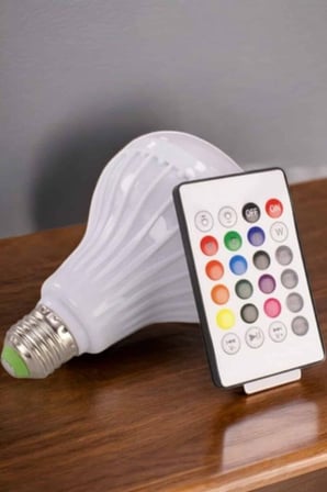 Kablosuz Bluetooth Hoparlör Led Lamba