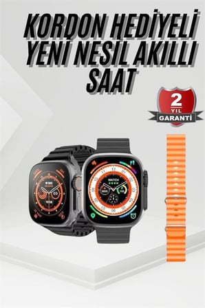 Akıllı Saat Sağlık Takibi Kalp Atışı Adımsayar Ultra Yeni Nesil Nefes Egzersizi Diğer