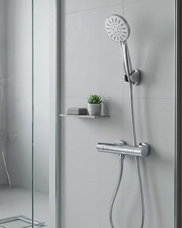 Çok Fonksiyonlu 4 Modlu El Duşu Başlığı Duş Seti Spiral Hortumlu