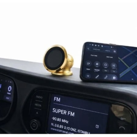 Mıknatıslı Metal Telefon Tutucu 360 Derece