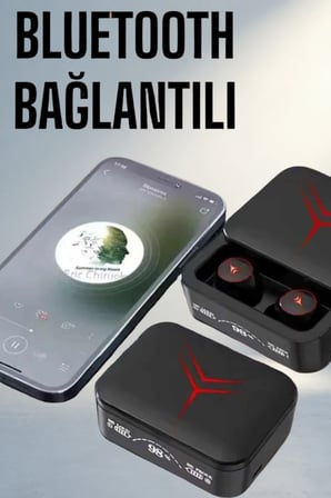 Kablosuz Bluetooth Kulaklık Powerbank Özellikli TWS