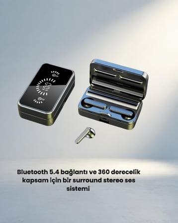 Bluetooth Kulaklık Ergonomik Tasarım 10 Metre Bağlantı Mesafesi