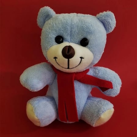 Sevimli Mavi Peluş 30 cm Oda Dekoru