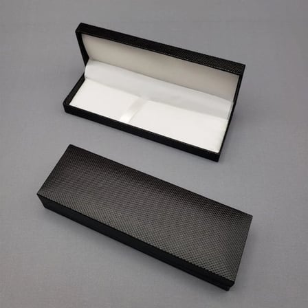 Şık Tasarımlı Siyah Kalem Kutusu 16 cm x 5 cm Hediye