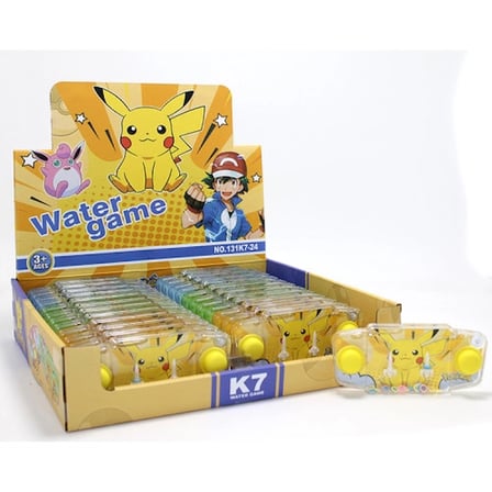 Eğlenceli Pikachu Baskılı Su Oyunu 14x6,5 cm El Konsolu