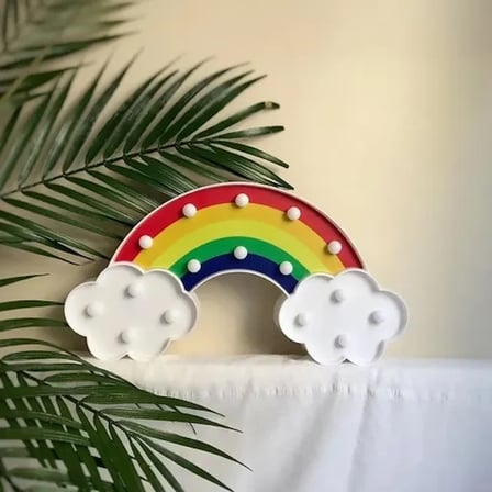 Gökkuşağı Gece Lambası 30x16 cm LED Işıklı
