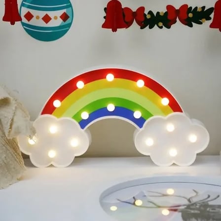 Gökkuşağı Gece Lambası 30x16 cm LED Işıklı