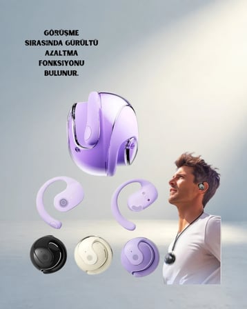 Gürültü Azaltma Özellikli Bluetooth Kulaklık - 6 Saat Kesintisiz Kullanım